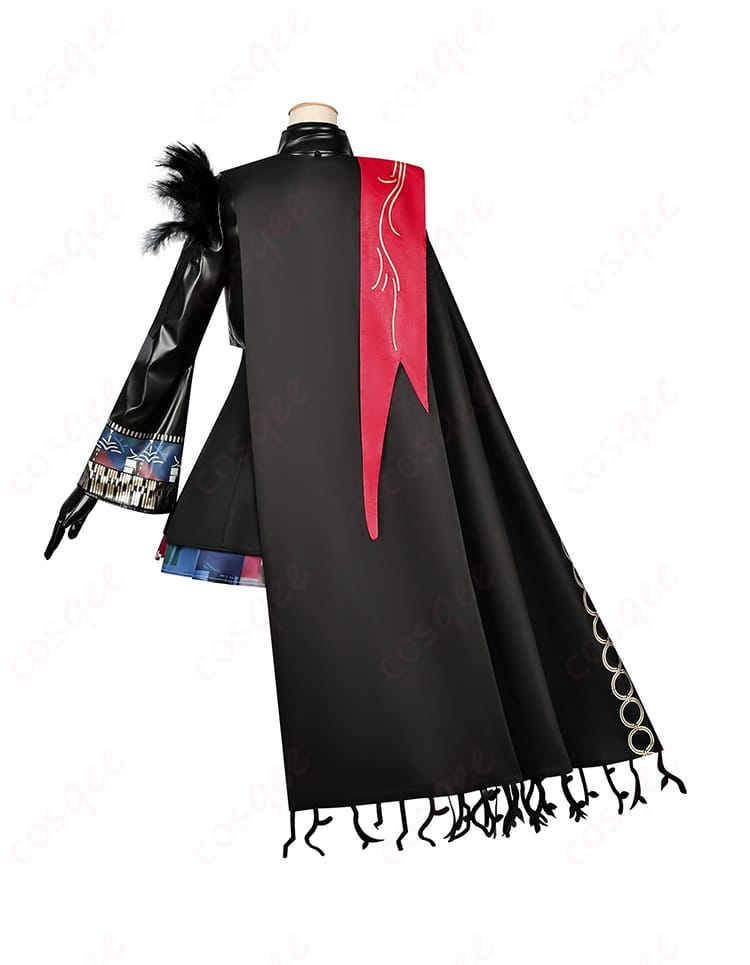 荒廃ラップランドコスプレ衣装の背面画像。背面のディテールとデザインに注目。