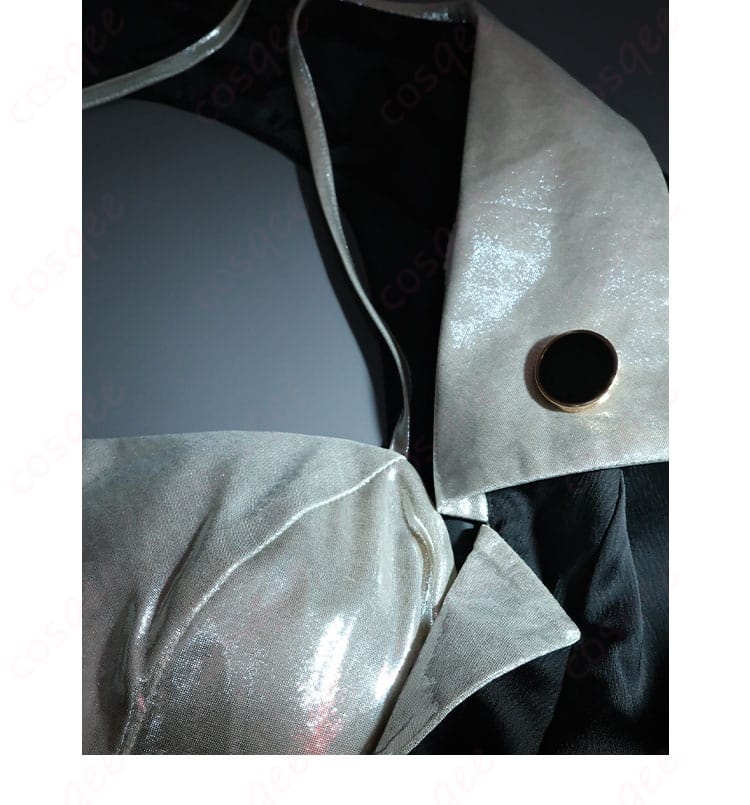 衣領の装飾ディテール画像 - 衣装の襟装飾に焦点を当てた詳細画像。