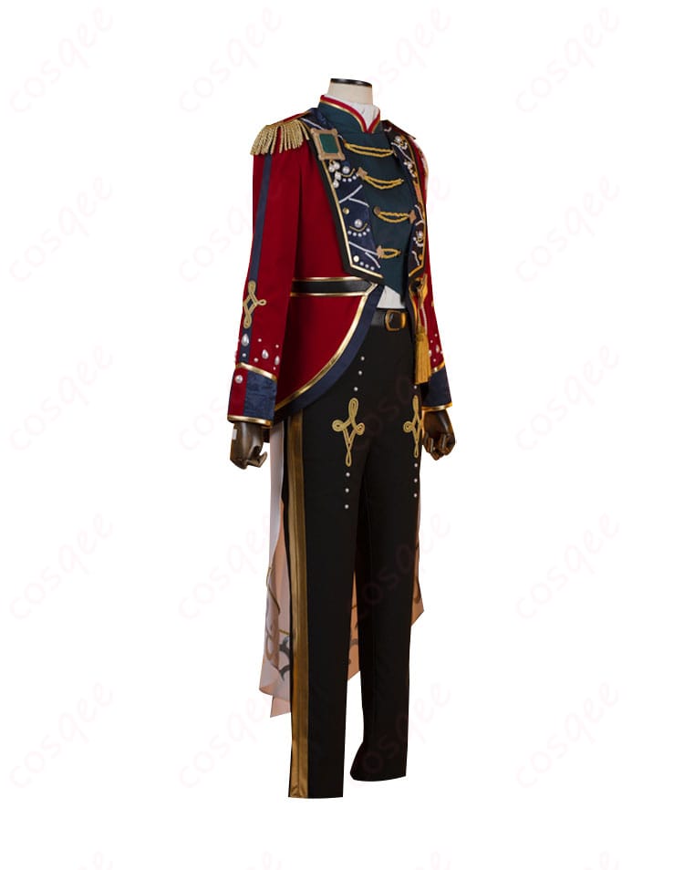 コスプレ衣装の側面詳細。衣装のフィット感とデザインがしっかり伝わります。