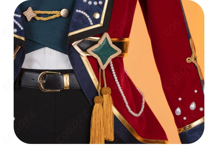 コスプレ衣装の腰間に施された流苏装飾。動きに合わせて揺れる流苏が魅力的。