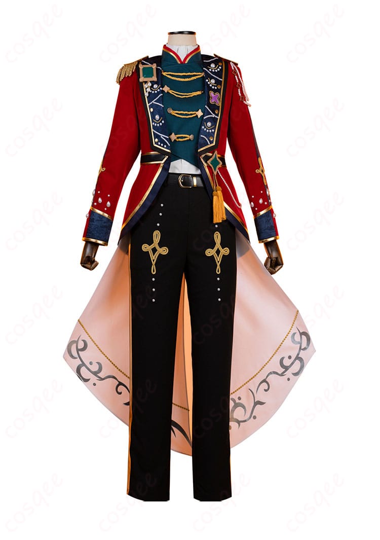 天祥院英智のコスプレ衣装正面。細部まで忠実に再現されたデザインをお楽しみください。