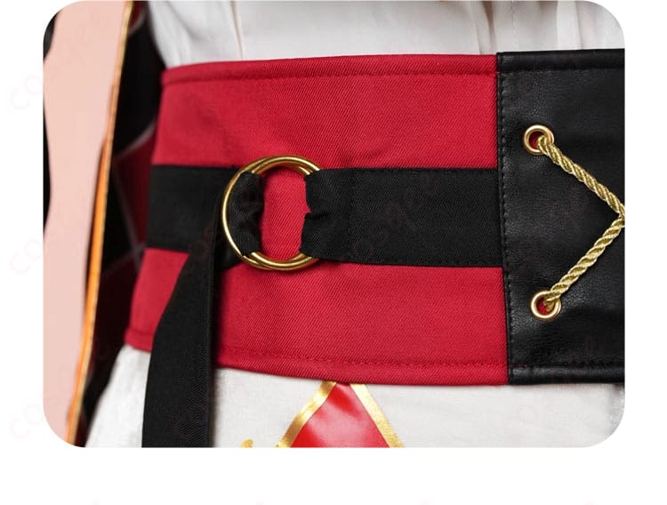 ウエストベルト装飾のディテール – コスプレ衣装のウエストベルト部分の詳細