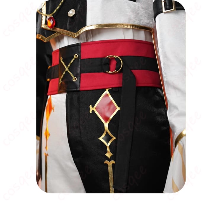 ウエスト装飾のディテール – 礼瀬マヨイ コスプレ衣装のウエスト部分の装飾詳細