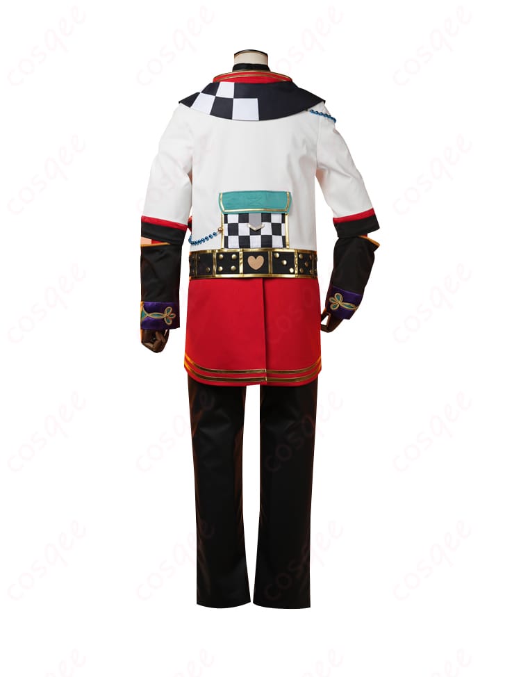 商品背面図:あんさんぶるスターズ!! 七種茨 コスプレ衣装 背面の詳細画像、しっかりとした縫製で美しい仕上がり。