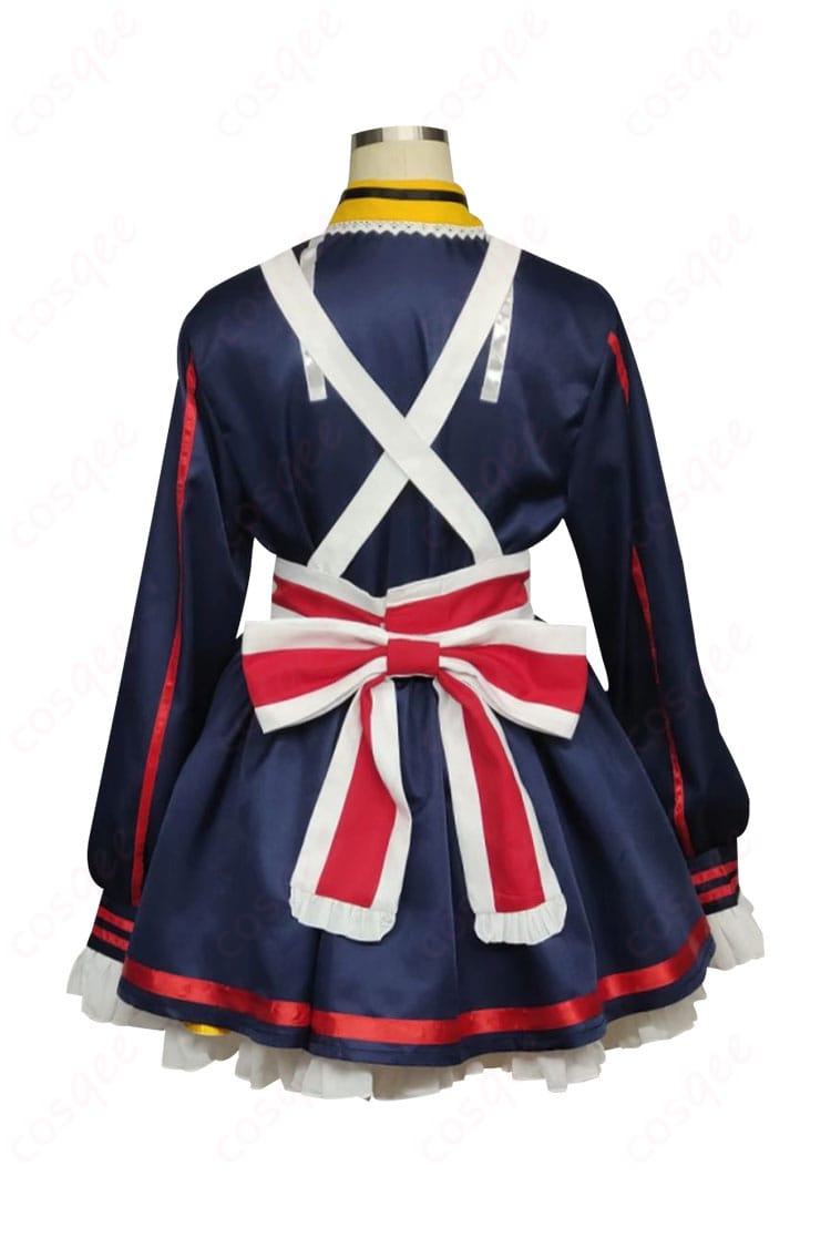 商品背面図 - 完璧に再現された愛清フウカコスプレ衣装、ブルーアーカイブ