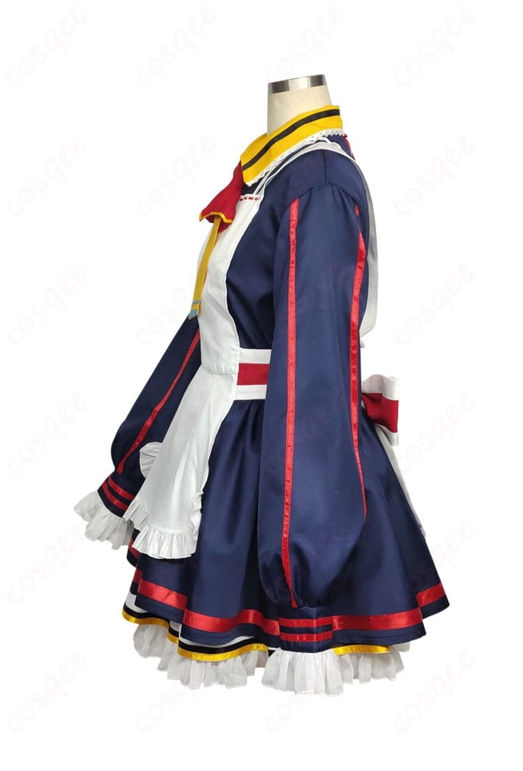 服装左側の装飾ディテール - 高品質な刺繍と装飾、愛清フウカのコスプレ衣装