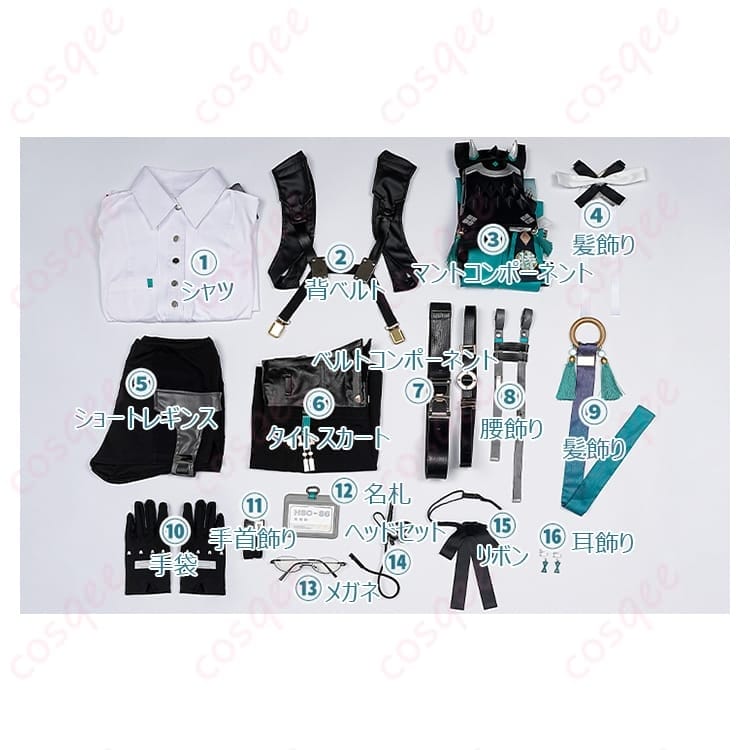 ゼンレスゾーンゼロ 月城柳の魅力を纏うコスプレ衣装 クールで洗練された存在感を演出 - 3枚目の画像