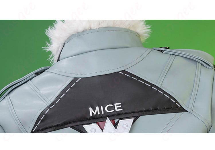 ゼンレスゾーンゼロ ジェーン・ドゥ コスプレ衣装外套の背面細部。丁寧な裁縫と仕上げ。