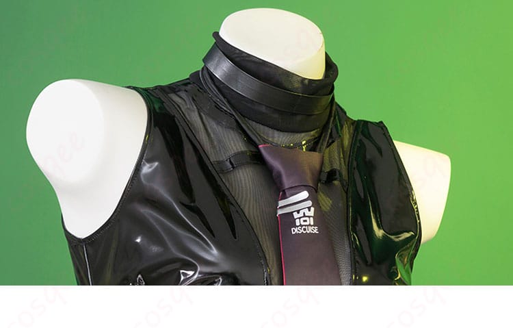 ゼンレスゾーンゼロ ジェーン・ドゥ コスプレ衣装のネックアクセサリーとネクタイの装飾。全体的なコーディネートを引き立てます。