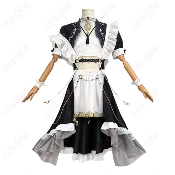 NU:カーニバル レイのメイド衣装で華やかに映える一着、豪華アクセ満載