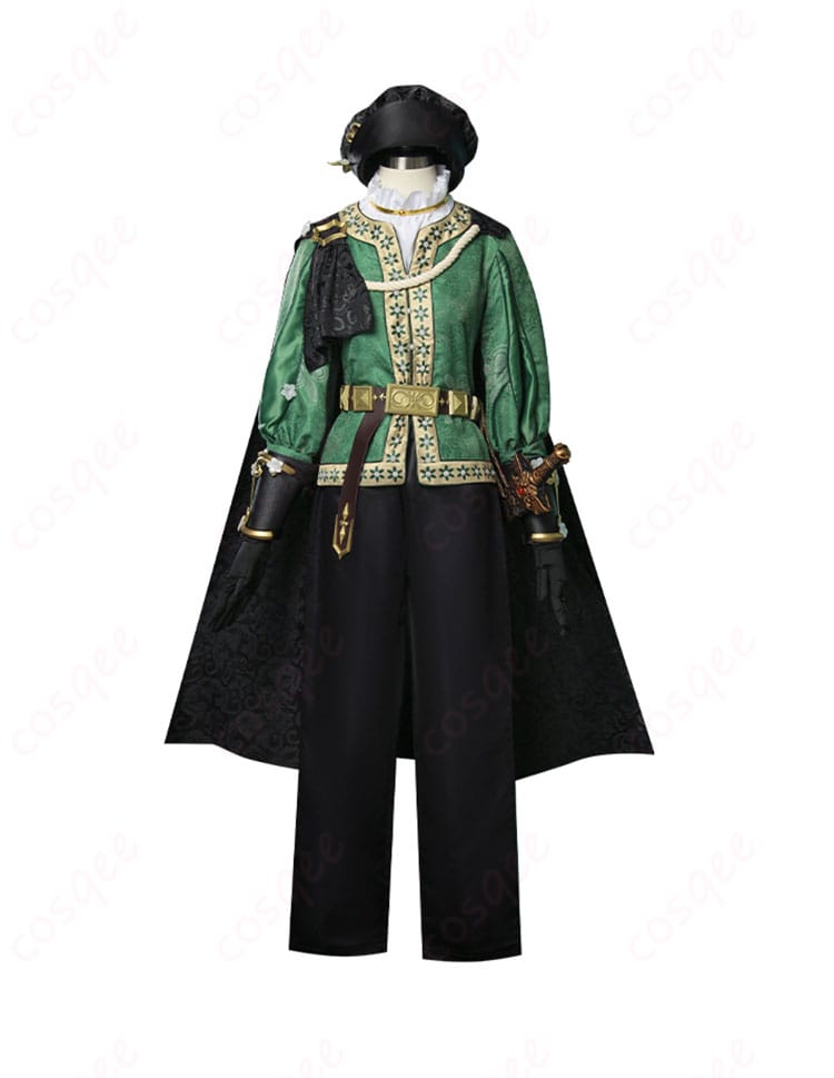 商品正面のコスプレ衣装。リアルな再現度で『第五人格』エミールの姿を忠実に再現。