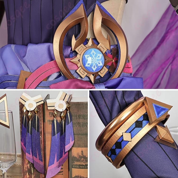 原神 シトラリの魅力を纏うコスプレ衣装 レオタード×煌びやか装飾で写真映え - 4枚目の画像