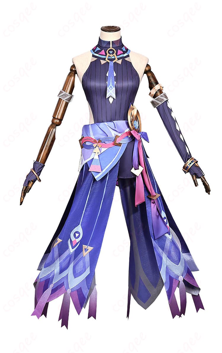 シトラリ コスプレ衣装 正面画像。レオタードとアクセサリーがセットになった高再現度の衣装。