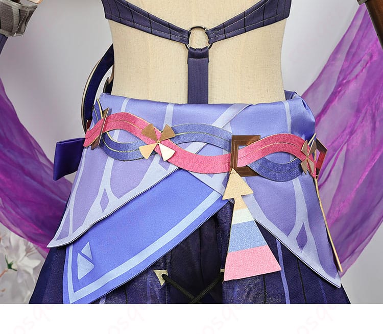 シトラリ コスプレ衣装 服の装飾細部。全体のデザインに統一感があり、完璧に再現されています。