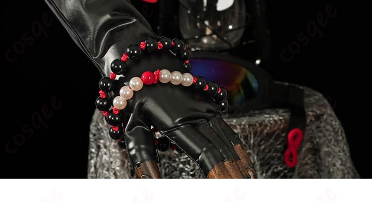 アークナイツ マルベリー コスプレ衣装 手袋の装飾細部。手元に華やかさを加えるディテール。