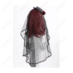 西木野真姫 怪談編コスプレ 赤黒ゴシックで写真映えする華やかセット - 6枚目の画像（サムネイル）