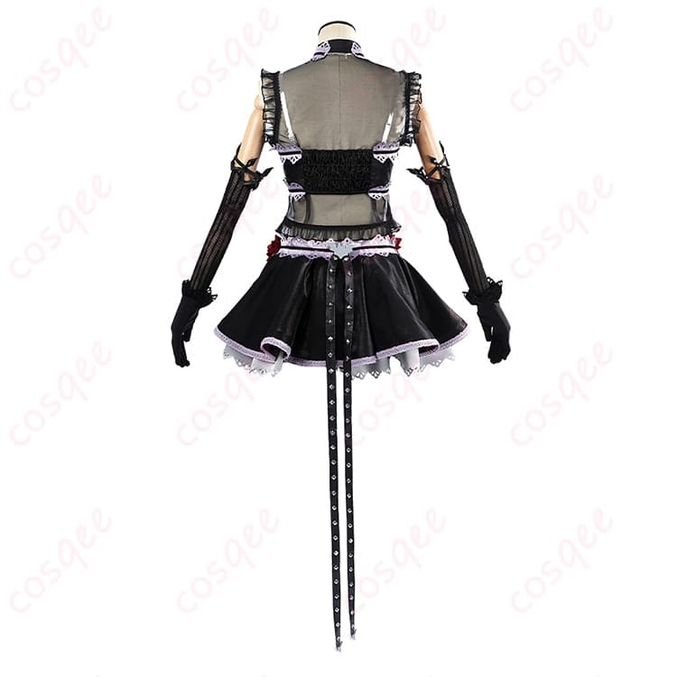 西木野真姫 怪談編コスプレ 赤黒ゴシックで写真映えする華やかセット - 4枚目の画像