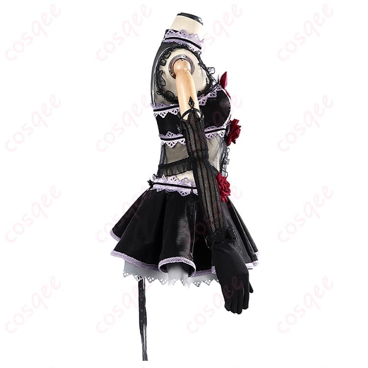 西木野真姫 怪談編コスプレ 赤黒ゴシックで写真映えする華やかセット - 3枚目の画像
