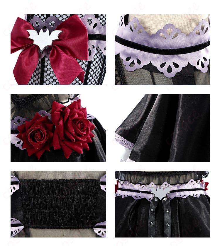 服装胸飾り、腰飾り、首飾りディテール画像 - 西木野真姫 コスプレ衣装、装飾ディテール