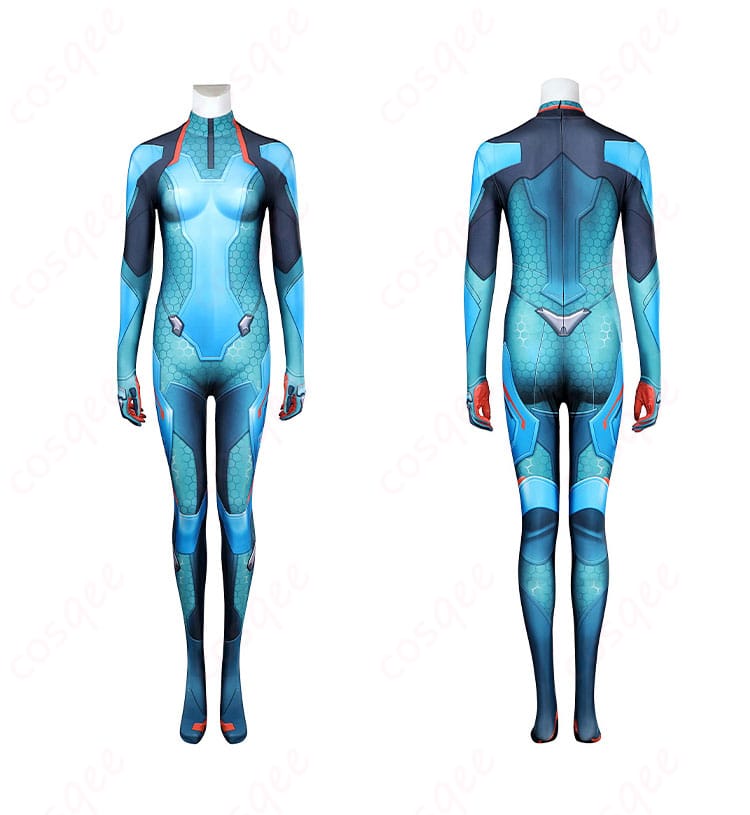 オーバーウォッチ 2 ジュノ コスプレ衣装 正面と背面のディテール