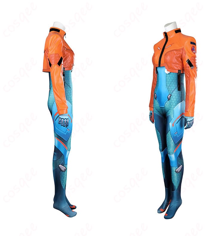 オーバーウォッチ 2 ジュノ コスプレ衣装 側面デザイン詳細