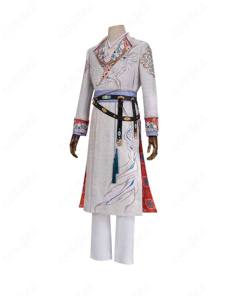 商品側面のコスプレ衣装「セイヤ」の衣装。美しいラインと細部のデザイン。