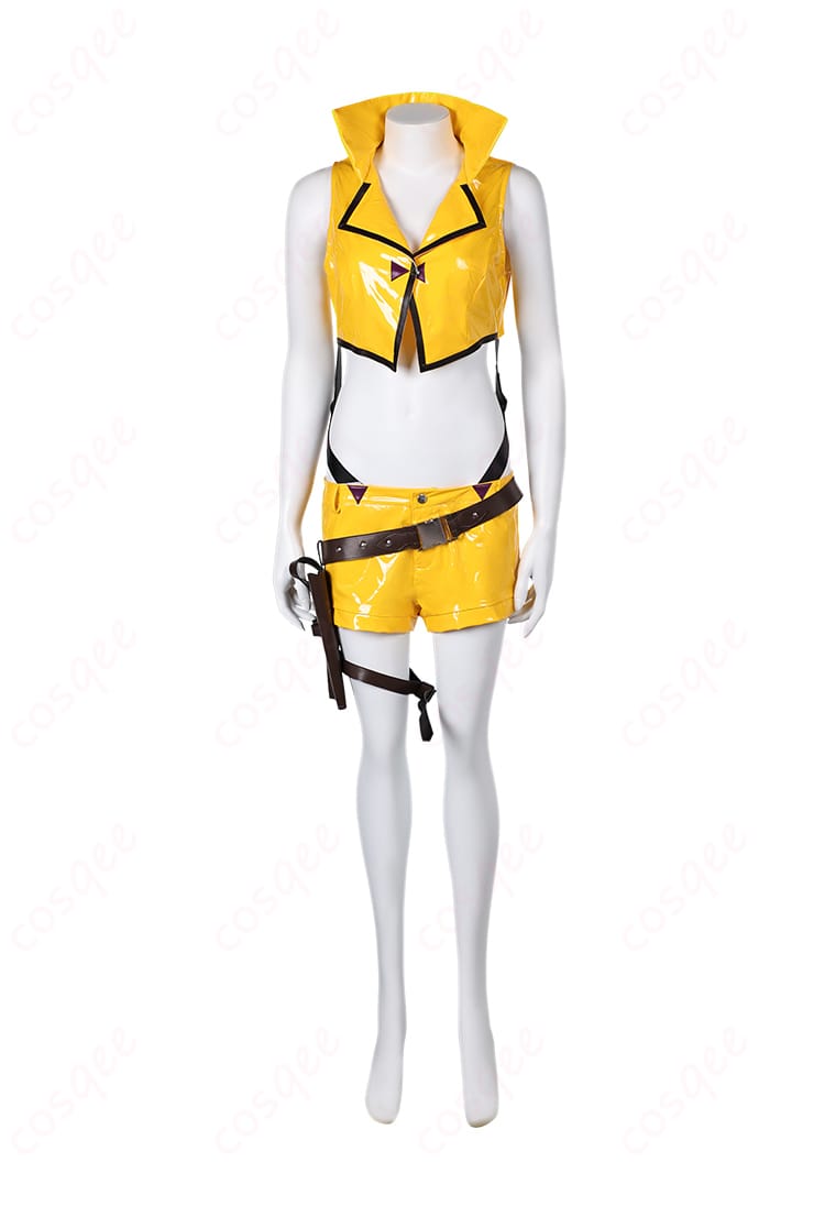 内搭服装正面のディテール - アッシュ×フェイ コスプレ衣装 素材と縫製のディテール