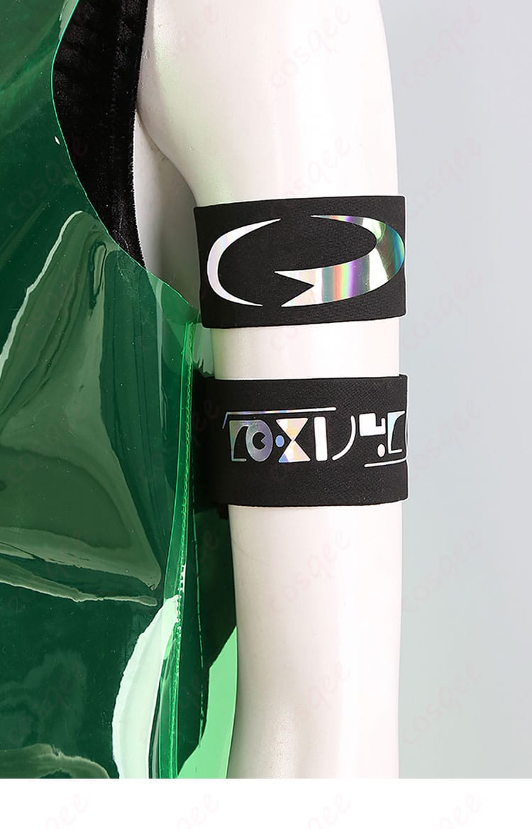 ティル コスプレ衣装(ALIEN STAGE)の腕飾りの詳細。アクセントとして加えられた装飾。