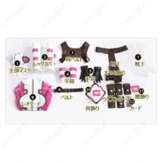 Marvel グウェンプール コスプレ衣装 ポップ配色で写真映えする充実セット - 5枚目の画像（サムネイル）