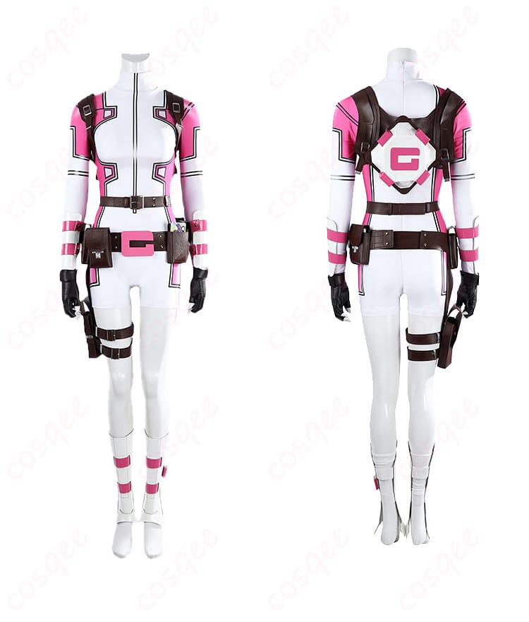 商品正面と背面を比較したコスプレ衣装の画像