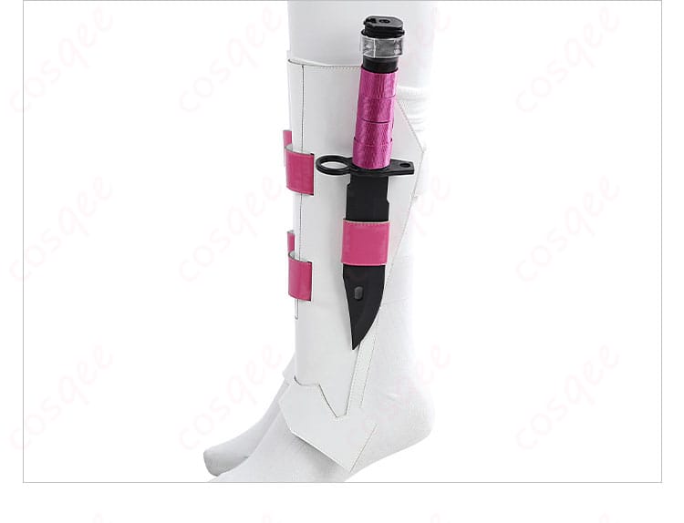 腿の匕首装飾の詳細、グウェンプールコスプレ