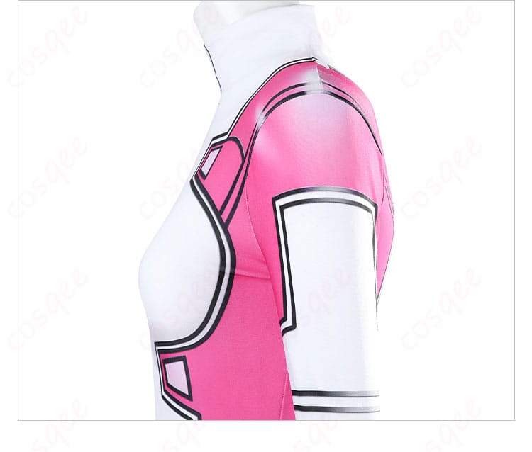 コスプレ衣装の側面装飾詳細、グウェンプール