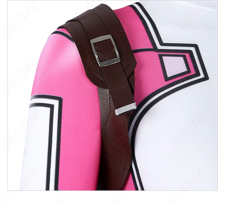 肩の装飾細部、グウェンプールコスプレ衣装