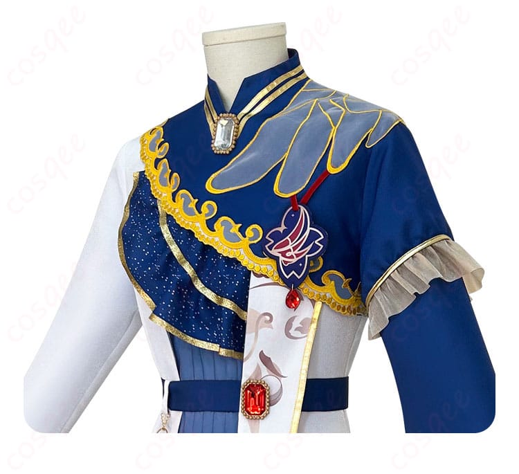 あんスタ 天祥院英智 コスプレ衣装 肩袖装飾のディテール - 細かい刺繍と装飾が特徴