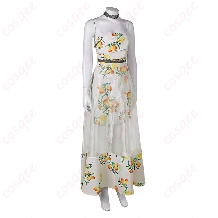 FF7 エアリスのシトラスドレス コスプレ衣装｜可憐さ引き立つ軽やかシルエット - 2枚目の画像