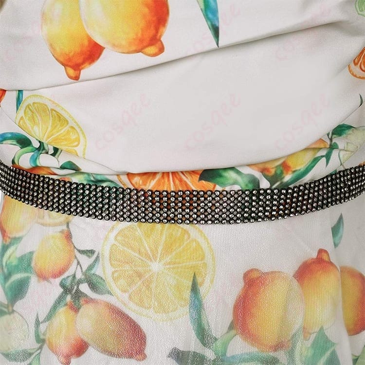 FF7 エアリスのシトラスドレス コスプレ衣装｜可憐さ引き立つ軽やかシルエット - 5枚目の画像