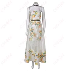 FF7 エアリスのシトラスドレス コスプレ衣装｜可憐さ引き立つ軽やかシルエット - 1枚目の画像（サムネイル）