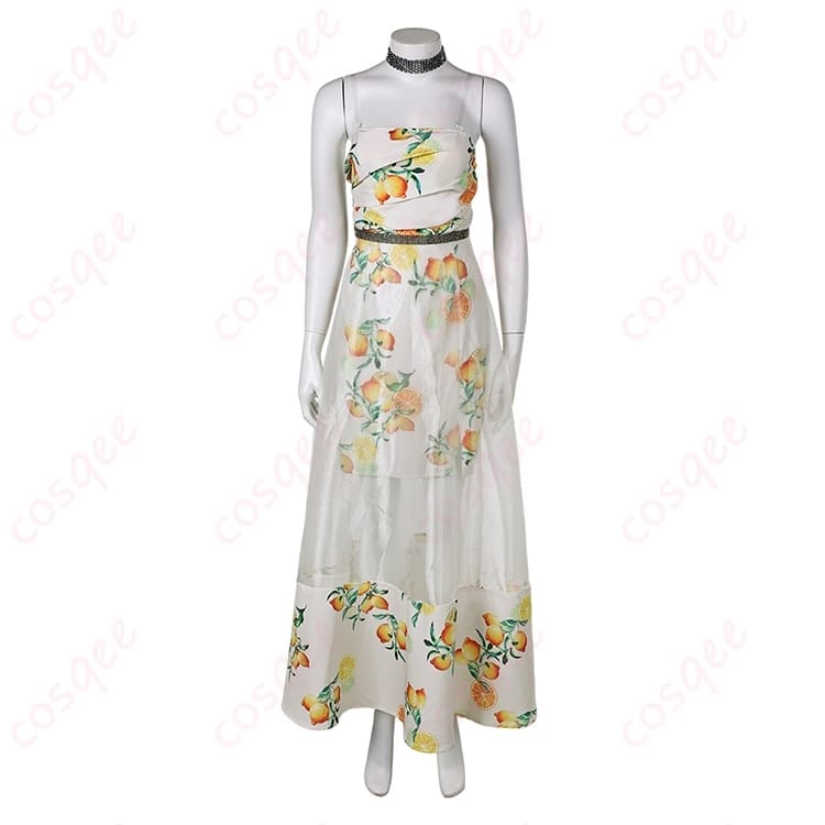 FF7 エアリスのシトラスドレス コスプレ衣装｜可憐さ引き立つ軽やかシルエット - 1枚目の画像