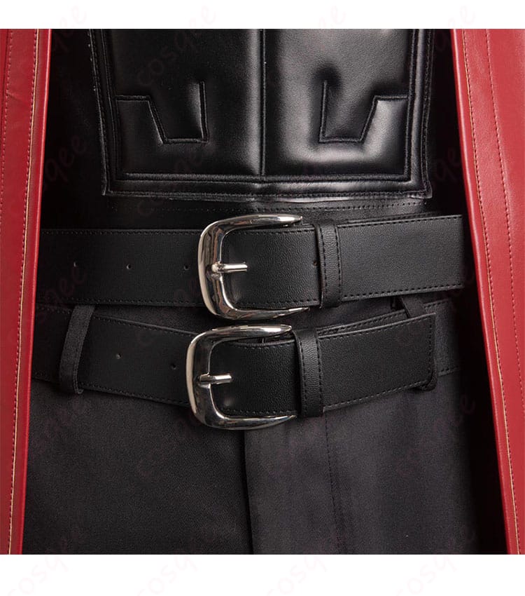 ジェネシス・ラプソードス コスプレ衣装 腰帯装飾の詳細 - ファイナルファンタジーVII 衣装の細部