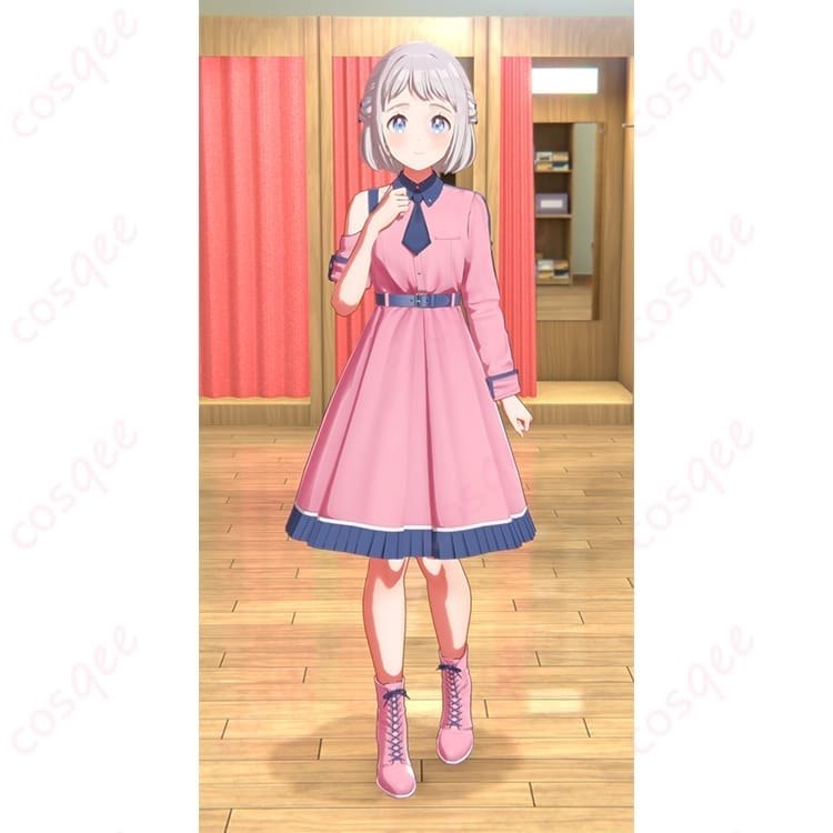 学園アイドルマスター 葛城リーリヤ ピンク衣装のコスプレ｜華やか映えと動きやすさを両立 - 1枚目の画像