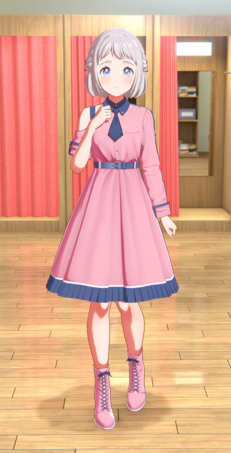 学園アイドルマスター 葛城リーリヤ コスプレ衣装 ピンク ステージ衣装。キャラクターの魅力を完全再現した衣装で、コスプレイベントで注目を集める!