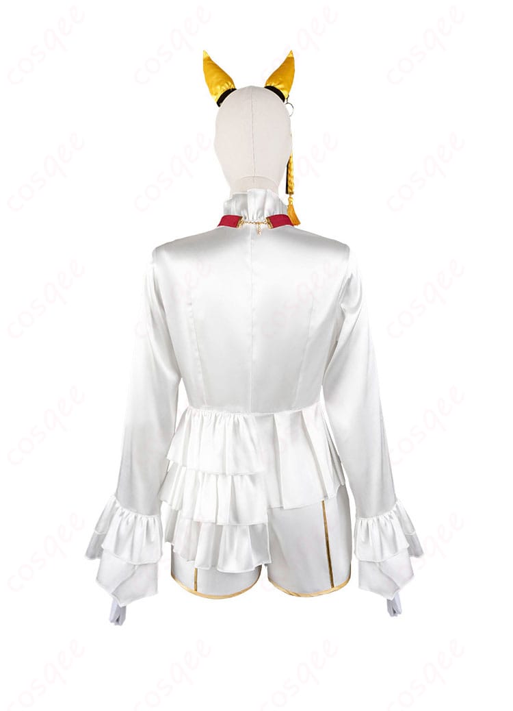 内搭服装背面ディテール。内側のディテールを見て、ウマ娘コスプレ衣装の完成度をチェック。