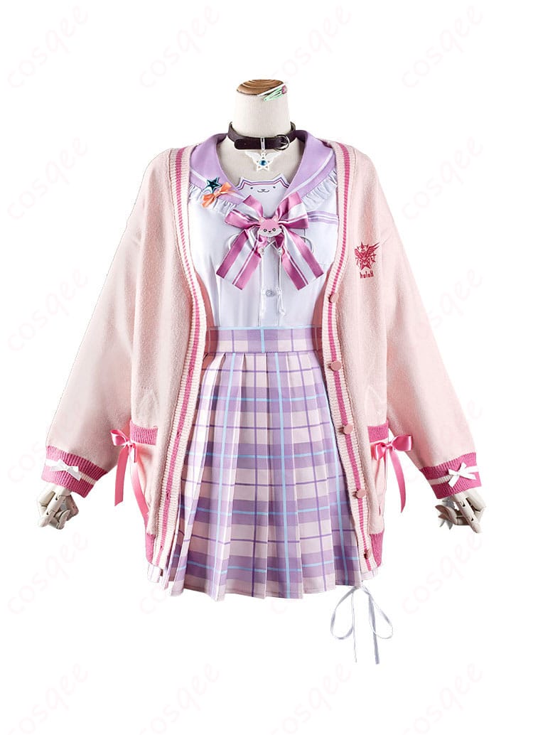 ホロライブ 博衣こより 制服コスプレ衣装 - 正面画像。制服デザインと精緻な刺繍が特徴。コスプレ衣装通販