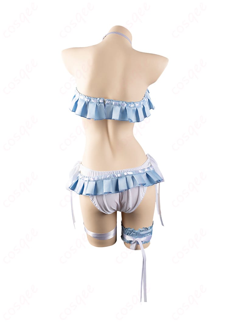 服装内衣部分の背面ディテール。完璧に仕上げられた縫い目とディテール。