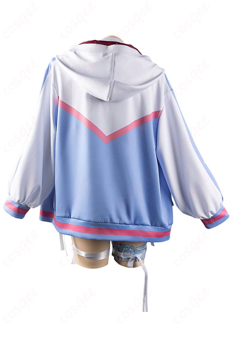 2024水着新衣装コスプレ衣装の背面画像。背中部分のデザインも完璧に再現。