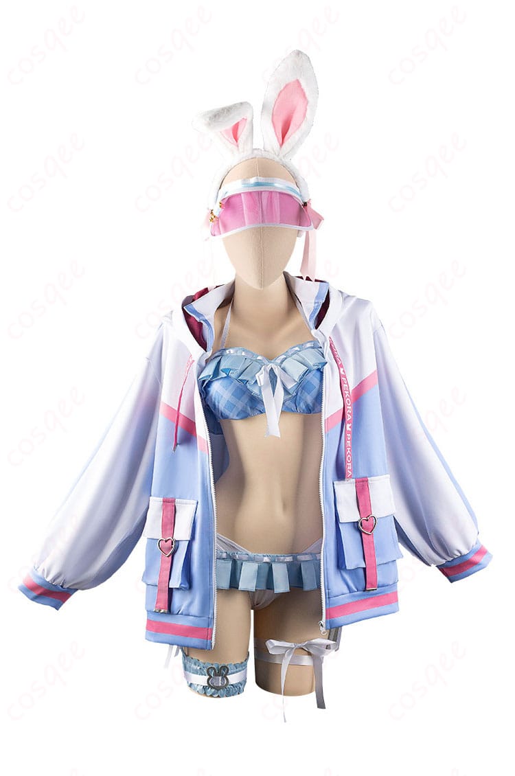 2024水着新衣装コスプレ衣装の正面画像。鮮やかなデザインと高品質な仕上がり。