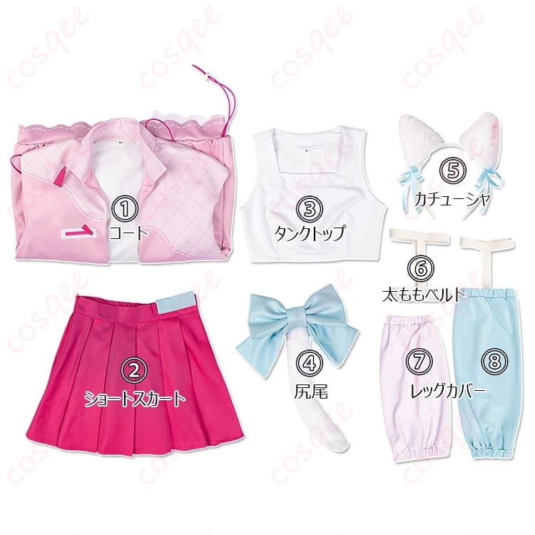 虹ヶ咲の天王寺璃奈をポップに再現するコスプレ衣装｜ライブも撮影も可愛くキマる - 7枚目の画像