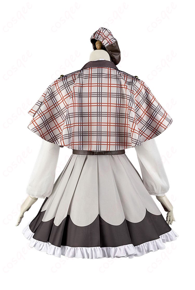 商品背面のコスプレ衣装。後ろのデザインとディテールが美しく、キャラクターを忠実に再現。