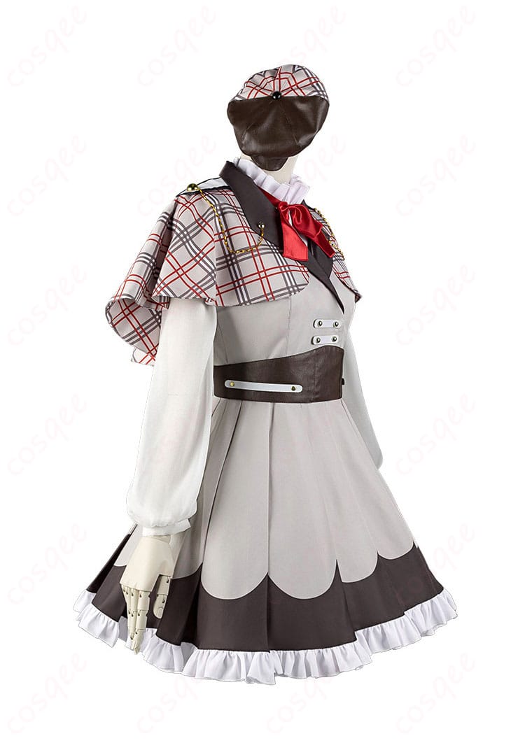 商品右側から見た上原歩夢コスプレ衣装。詳細な刺繍や装飾が特徴的なスタイル。