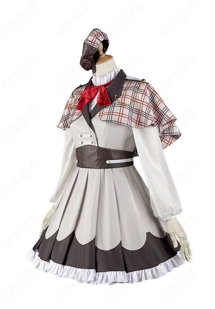 商品左側から見た上原歩夢コスプレ衣装。左右対称の美しいデザインが特徴。